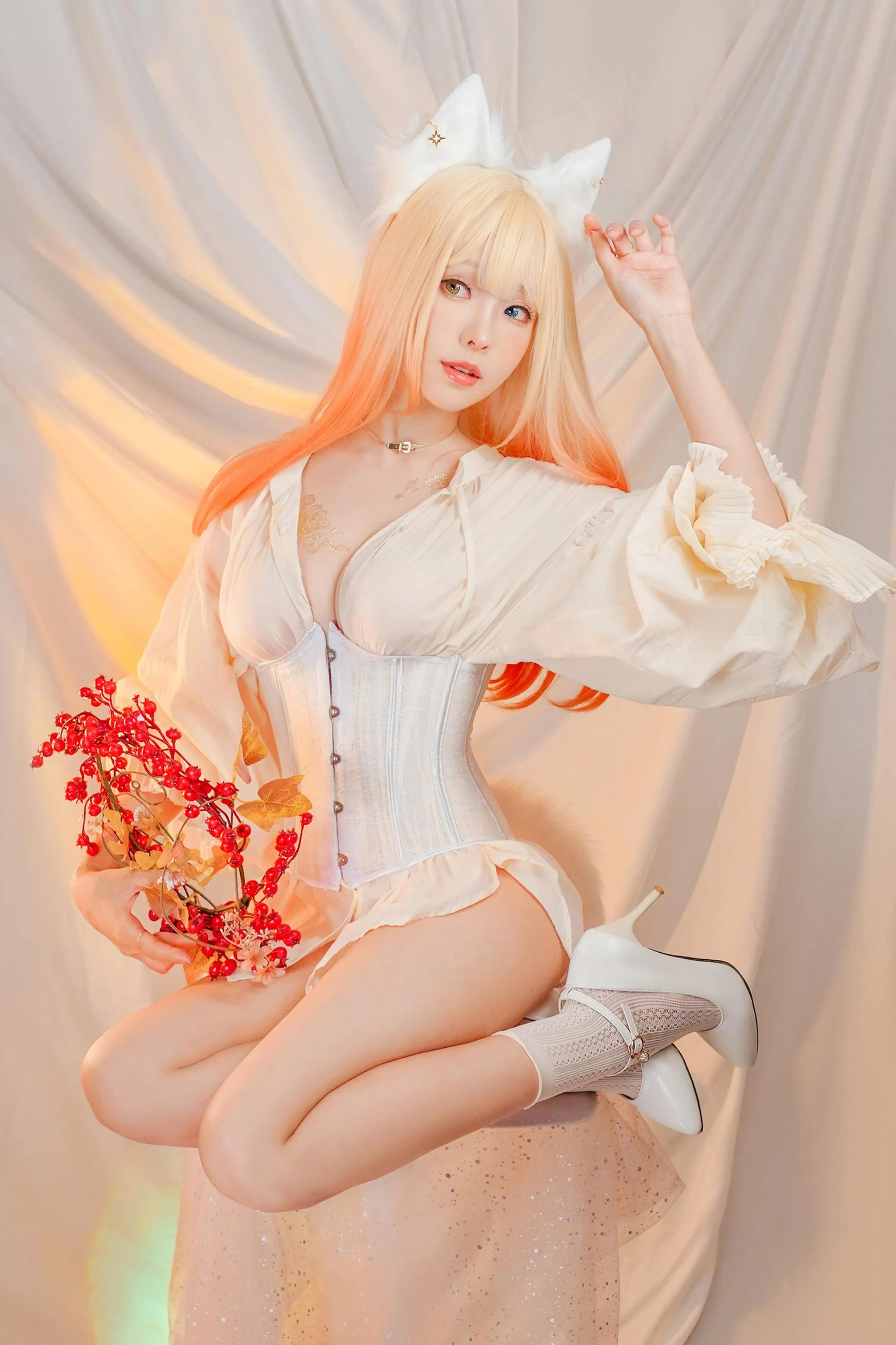 ElyEE子 – NO.77 Original Witch  Cat魔女與貓-Odd-eyed cat __ [41P]插图8